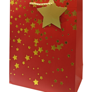 Sac M Etoiles fond Rouge